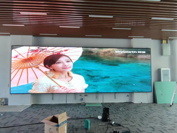 金川P1.53led小间距屏安装案例